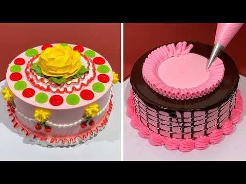 Stunning Cake Decorating Technique Like a Pro | Most Satisfying Chocolate Cake Decorating Ideas