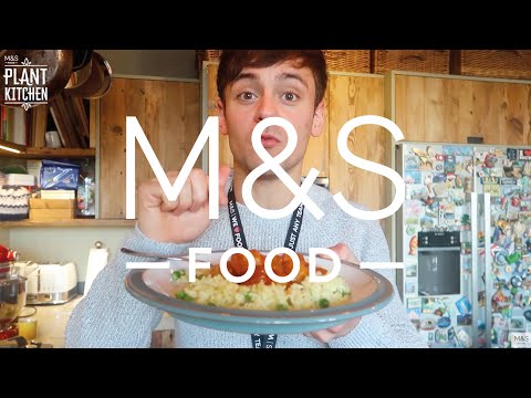Tom Daley tasting the new M&S Food vegan range | M&S FOOD