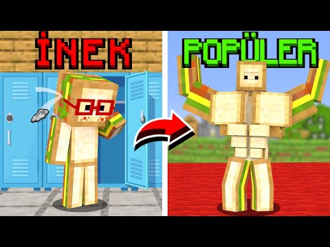 İNEK VS POPÜLER ÖĞRENCİ TOST! - Minecraft