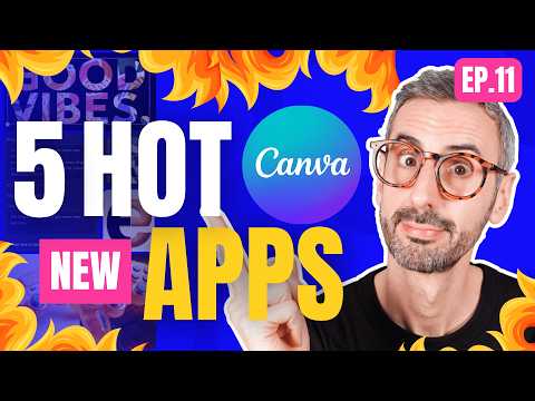 Hot New Canva Apps | Ep. 11 - Choppy Crop, Voice Studio, Replace Background, Text Art, TypeCutOut