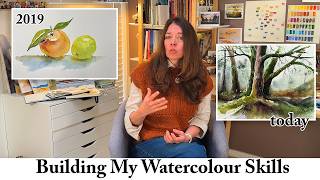 What Helped Me Grow in my Creative Practice, Part 2: Building My Watercolour Skills