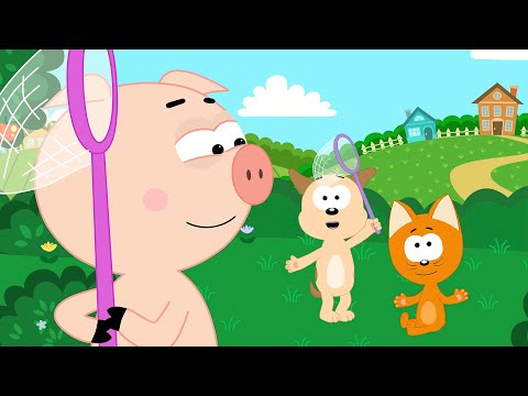 El gatito Koté | Lluvia vete ya | Rain go away | Canciones infantiles y dibujos animados