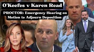 LIVE: Proctor Emergency Hearing to Prevent Today's Depo
