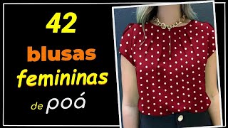 [ BLUSAS DE POÁ ] A Estampa Clássica e Atemporal que Está Sempre na Moda 💖