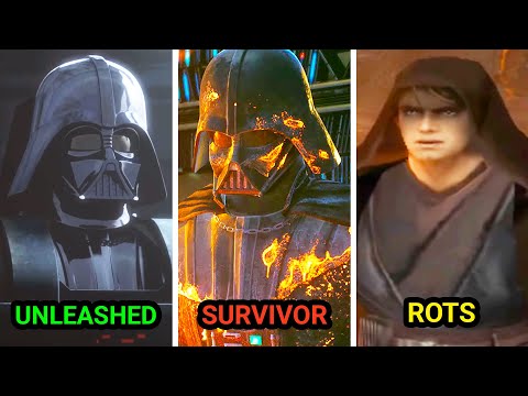 Vader DARKEST Moments in Star Wars Games