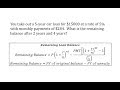 Car Loan Calculations and Concepts