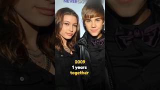 Justin bieber and hailey bieber evolution couple #justinbieber #haileybieber #trending #shortsfeed