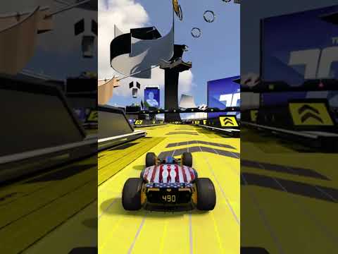 I #synchronized a race track to music in #trackmania
