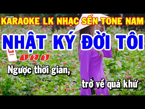 Karaoke Nhạc Sống Liên Khúc Tone Nam Trữ Tình | Nhật Ký Đời Tôi – Đôi Mắt Người xưa