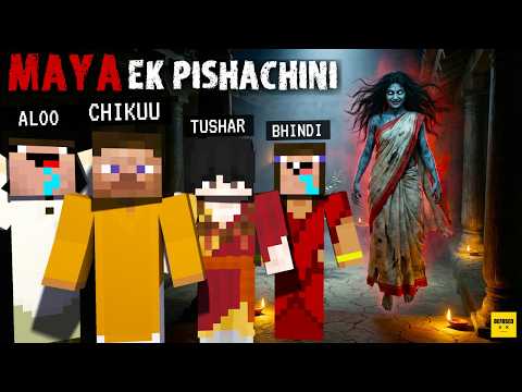 MAYA EK PISHACHINI in Minecraft ๐จ| Horror Story