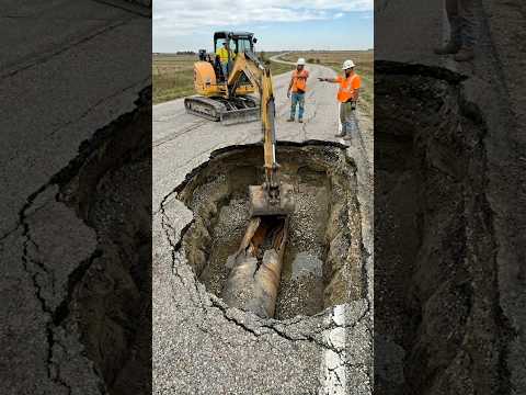 Fixing a Massive Road Sinkhole in Minutes