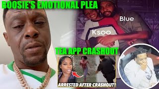 LIL BOOSIE'S EMOTIONAL! THE TEA APP CRASHOUT! MALE TEA APP IS WORSE!!