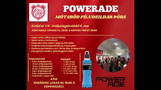 Powerade Mótaröðin Úrslitakvöld - Píludeild Þórs - Streymi 1