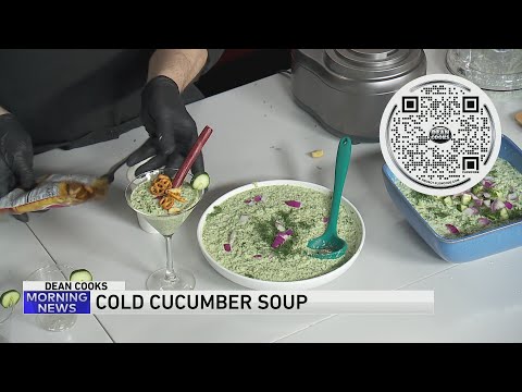 Dean cooks Cold Cucumber Soup