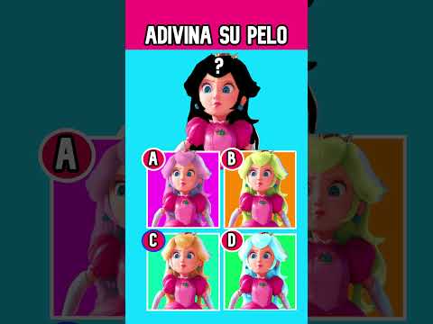 Adivina El Personaje de Super Mario Bros La Película por su Pelo #shorts