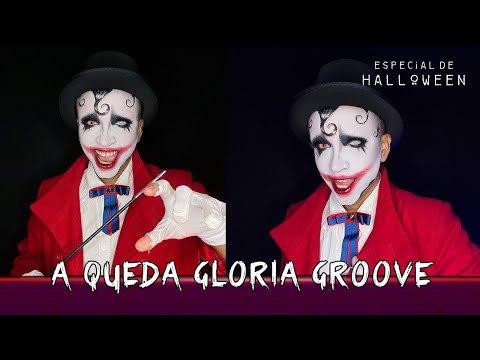 TUTORIAL MAQUIAGEM DO CLIPE A QUEDA DA GLORIA GROOVE - ESPECIAL DE HALLOWEEN