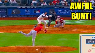 Ryan McMahon Bad Bunt Error | New York Yankees vs Los Angeles Angels 2026 Highlights