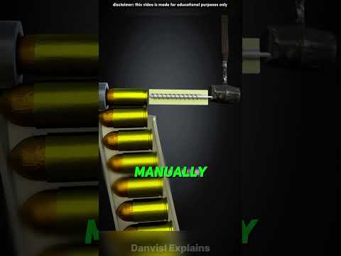🤯 How Guns Work Explained! 3D Animation #shorts #facts