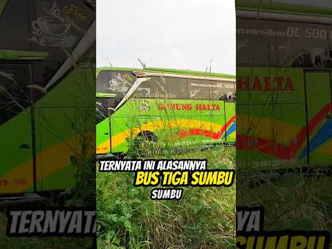 BENARKAH DEMIKIAN ⁉️Bus Triple Axle Meskipun Mahal Tapi 🤔 #busindonesia #automobile