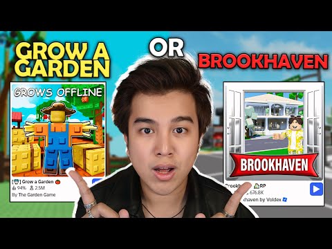 GROW A GARDEN OR BROOKHAVEN? 😲