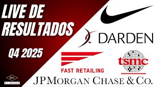 LIVE DE RESULTADOS: TSMC, NIKE, JP MORGAN, DARDEN, FAST RETAILING
