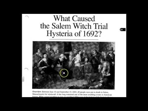 What Caused The Salem Witch Trial Hysteria Of 1692 Dbq Documents Answers 11 2021