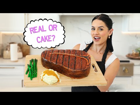 I MADE A REAL STEAK CAKE FOR MY HUSBAND! 🥩