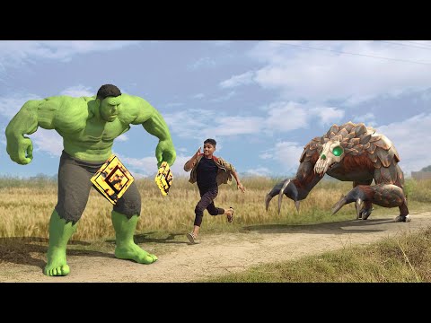 Hollywood Hulk Transformation In Real Life Vs Temple Run In Real Life !