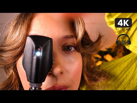 ASMR Personal Optic Exam with Soft Clicking "1 or 2" Lens Choosing Sounds | Soft Spoken Orbital Exam