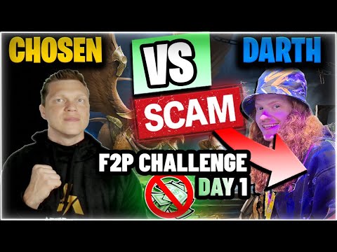 DarthMicro CHEATING in our f2p Competition?! | RAID Shadow Legends