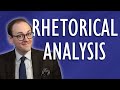 Rhetorical Analysis and Its Applications