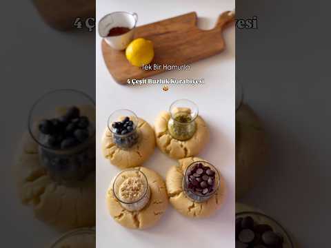 Tek Hamurla 4 Çeşit Buzluk Kurabiyesi! Hep Elinin altında 👌🏻 #kurabiye #cookies #buzluktarifleri