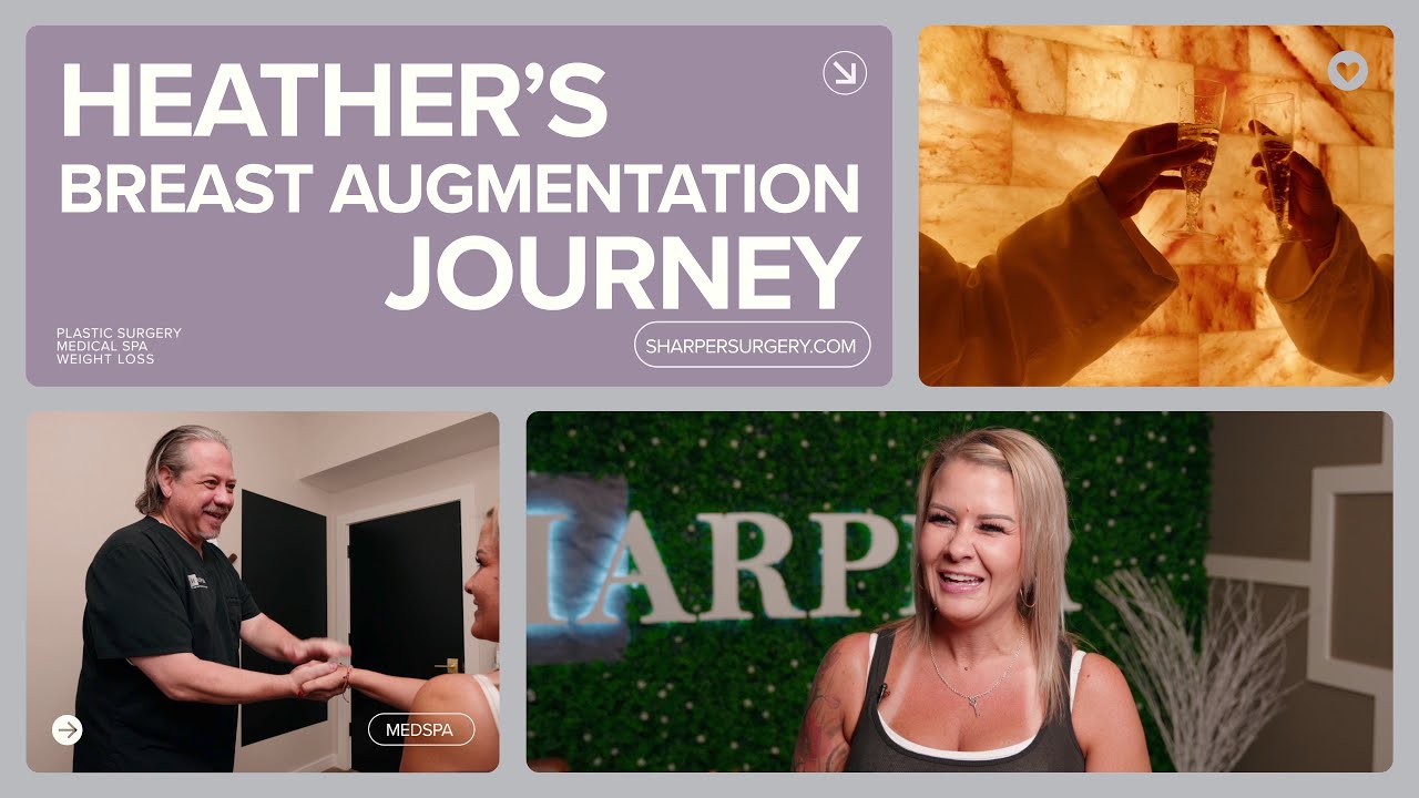 Heather's breast augmentation journey and celebration moments.