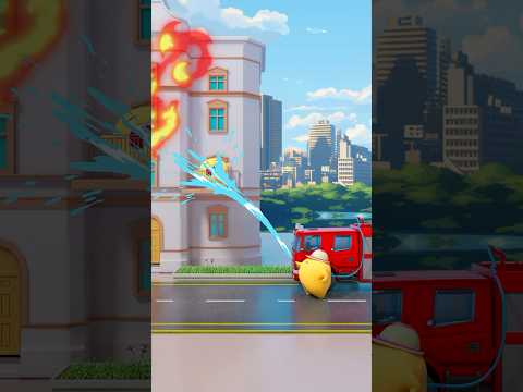 Crazy fire truck!#shorts#memes#funnycartoonshorts#choubao