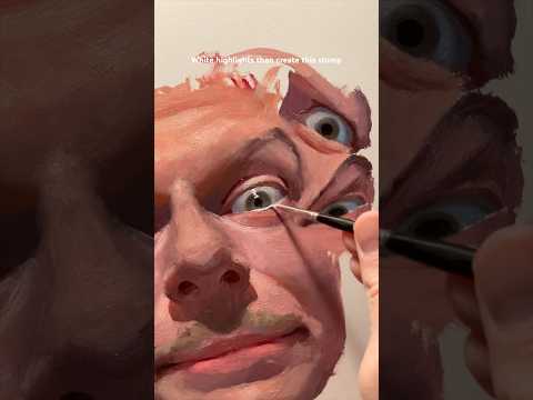 Tutorial: How to paint a self portrait #art #painting #tutorial #howto #paintingtutorial #asmr
