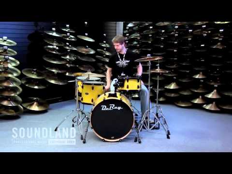 DelRey DX922F-YBK Drum-Set Bundle - SOUNDLAND GMBH STUTTGART
