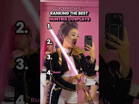 RANKING THE BEST HUNTRIX COSPLAYS  #huntrix #kpopdemonshunters #kpopdemonhunterscosplay #cosplay