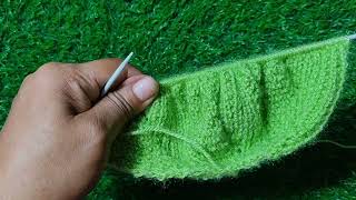 Start to 13 sts Cute and beautiful Two color baby cap.तेरह फंदों से शुरू करके वनाये वेवी टोपी।