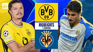 Borussia Dortmund vs. FC Villareal: HIGHLIGHTS – 5-Tore-Thriller! | UEFA Champions League