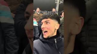 Reaccionando al gol de Akor Adams contra el Bilbao