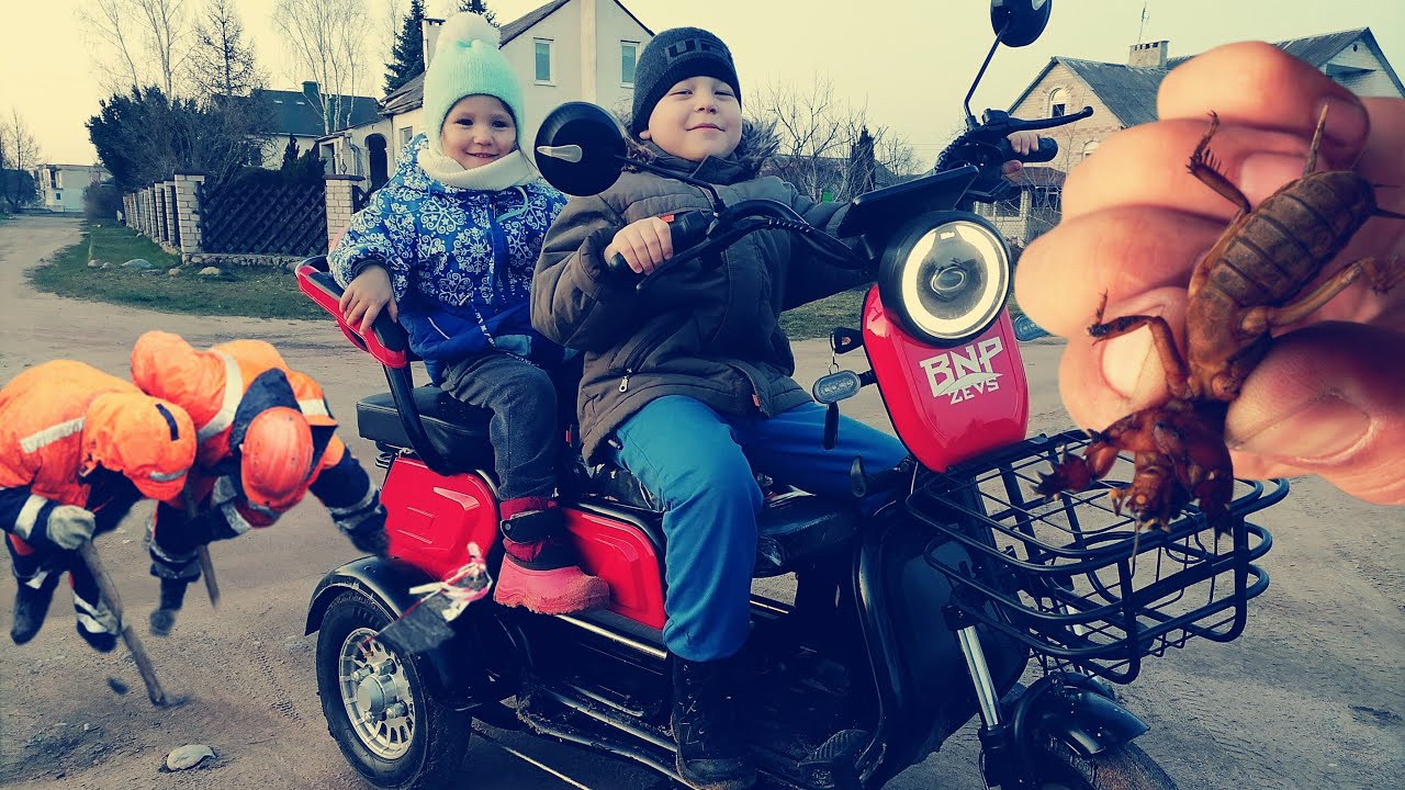 Дел в ДЕРЕВНЕ невпроворот. Размыло дренаж. Впервые за рулем ТРИЦИКЛА.