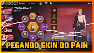 Peguei a Skin Do Pain + Mochila do Gaara