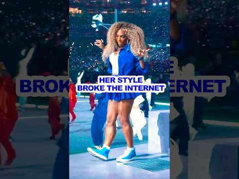 Serena’s Surprising C Walk at the Super Bowl 2025🔥💙 #kendricklamar #nfl