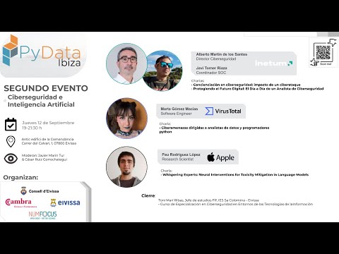 Ciberseguridad e Inteligencia Artificial | PyData Eivissa/Ibiza Meetup, September 12, 2024