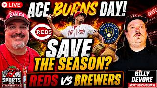 ACE BURNS DAY! Can Chase Burns Save the Reds from a Sweep? | Billy DeVore Joins the Show LIVE!