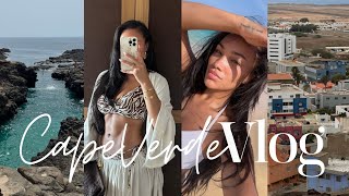 cape verde travel vlog | vacay outfits + sea turtles + swimming w/ sharks & more! allyiahsface vlog
