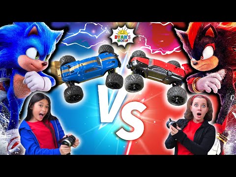 Sonic VS Shadow ULTIMATE RC Car Battle!