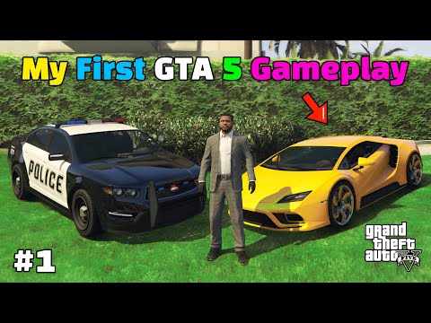 My First GTA 5 Gameplay | GTA 5 GAMEPLAY #1