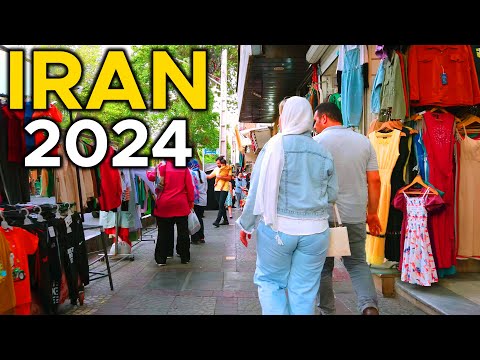TEHRAN 2024 🇮🇷 Imamzadeh Hasan Neighborhood| IRAN 4K UHD 60fps