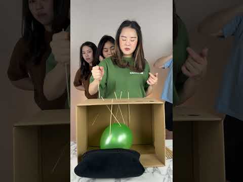 Cheryl kena dua kali🤣🤭FULL VIDEO ON TIKTOK! #balon #pecahinbalon #funchallenge #coinfamily
